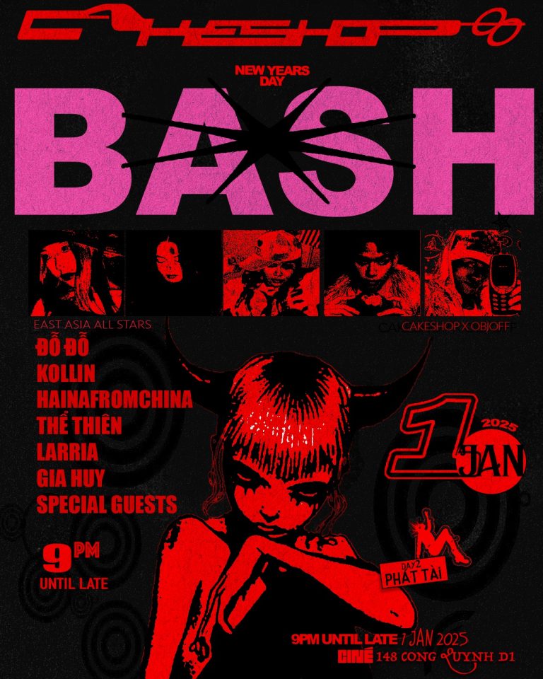 CINÉ SAIGON x CAKESHOP x OBJOFF: NEW YEAR’S BASH