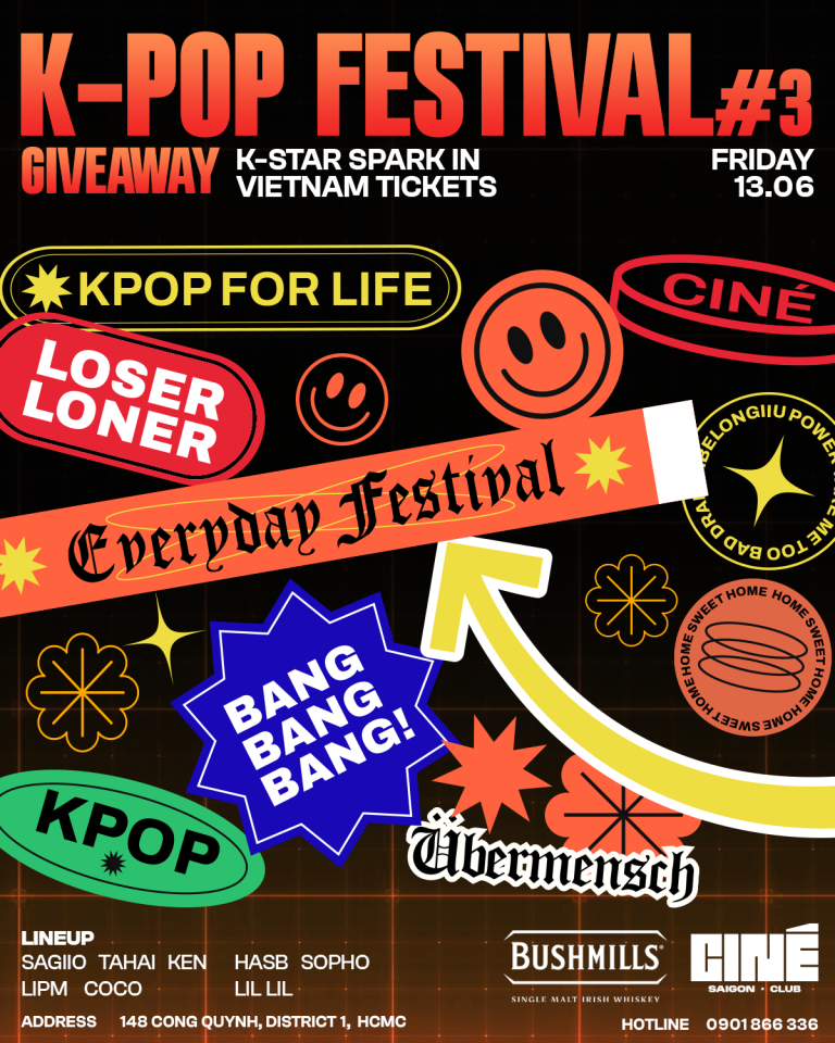 K-POP FESTIVAL #3: K-STAR SPARK IN VIETNAM TICKETS GIVEAWAY