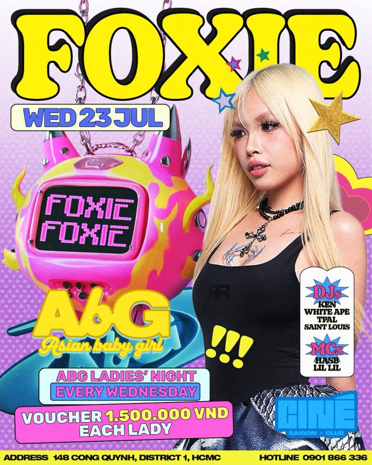 ABG LADIES’ NIGHT: FOXIE | Wednesday, 23.07