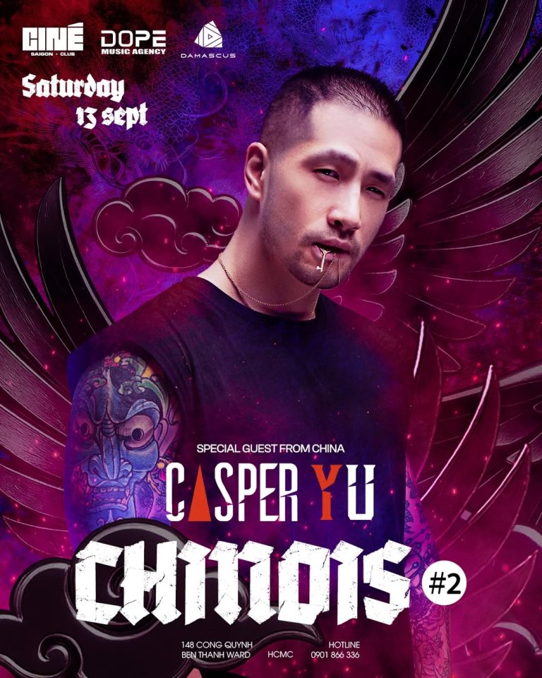 CHINOIS #2: CASPER YU | Saturday, 13.09